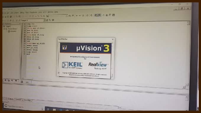 Programs for 8051 microcontroller on keil uvision 3 / BLINKING OF LEDS USING 8051 kit /DISPLAY OF DIGITS ON THE SEVEN SEGMENT DISPLAY USING 8051