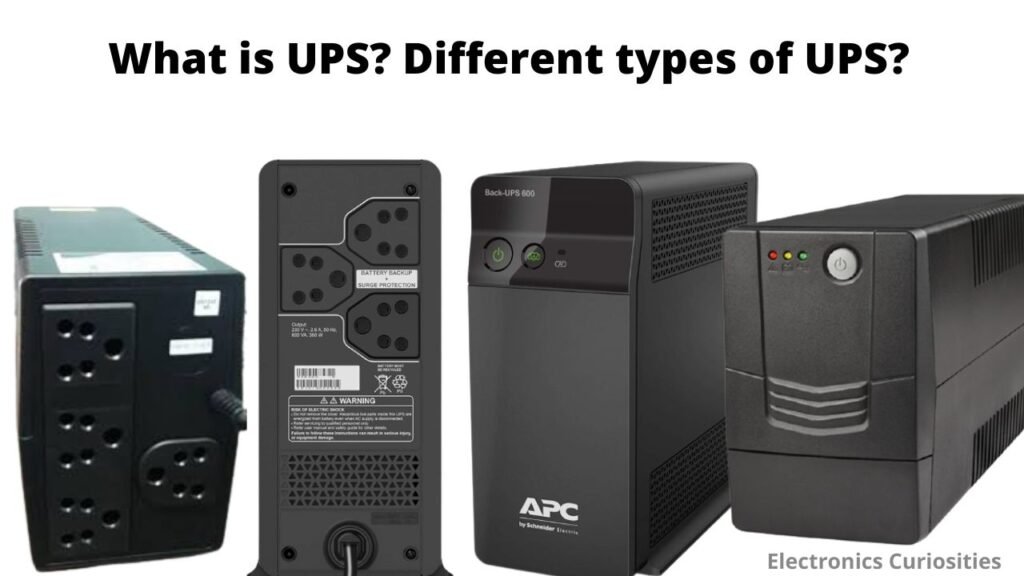 What is UPS? How does it work and it's different types ? How to find UPS backup calculation?