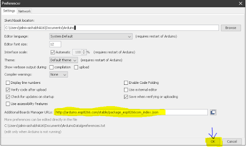 How to install Node MCU Board ESP8266 on Arduino IDE