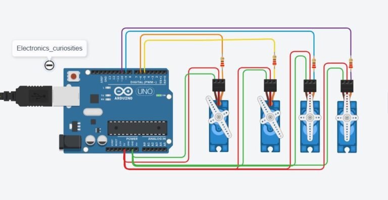 Controlling 2 Servo Motors using Arduino Board with code | Multiple ...