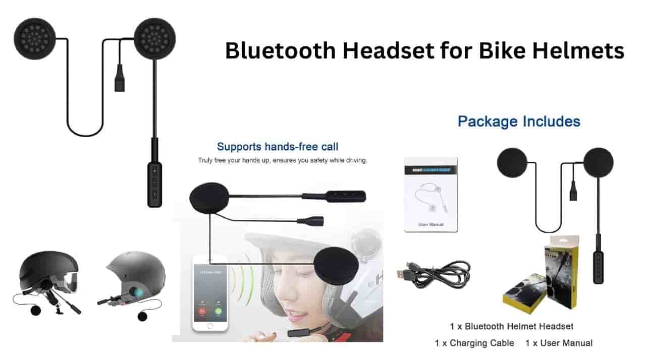 Bluetooth Headset for Bike Helmets