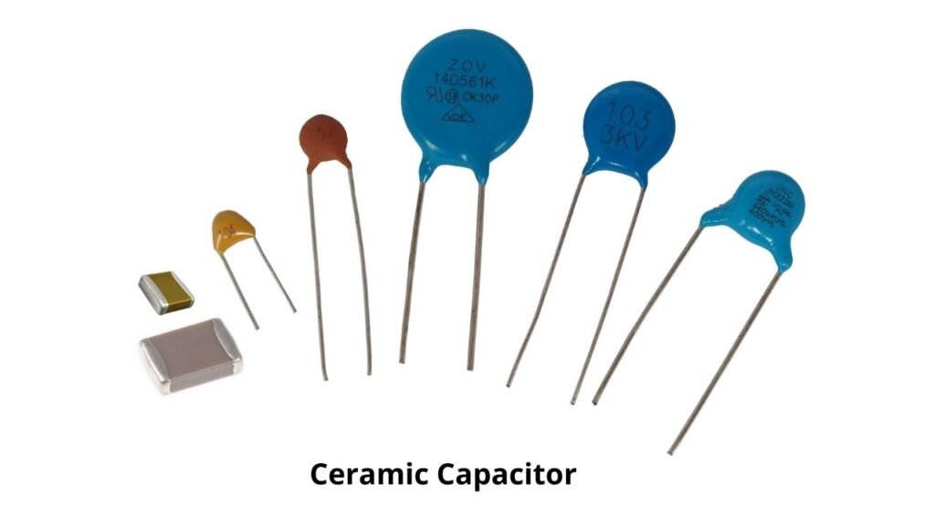Different types of capacitors used in electronics circuit designs