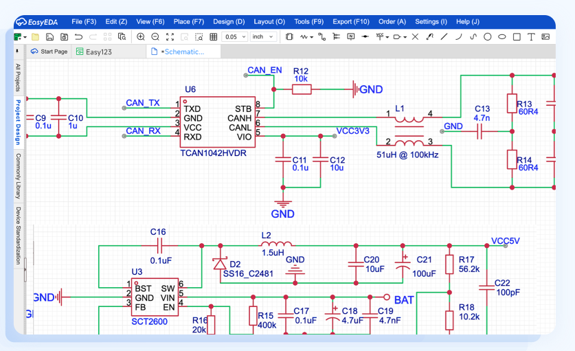 EasyEDA – Online Circuit Design and Simulation