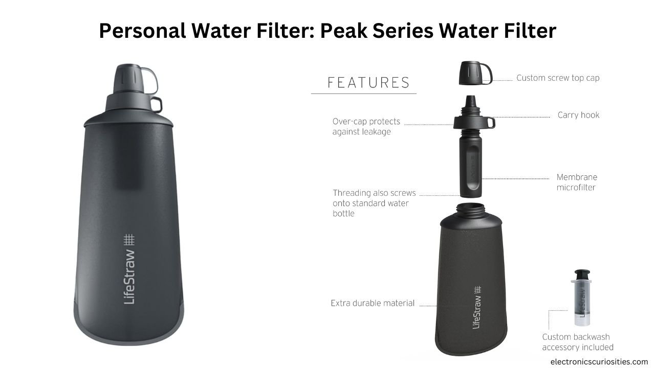Personal Water Filter: Peak Series Water Filter