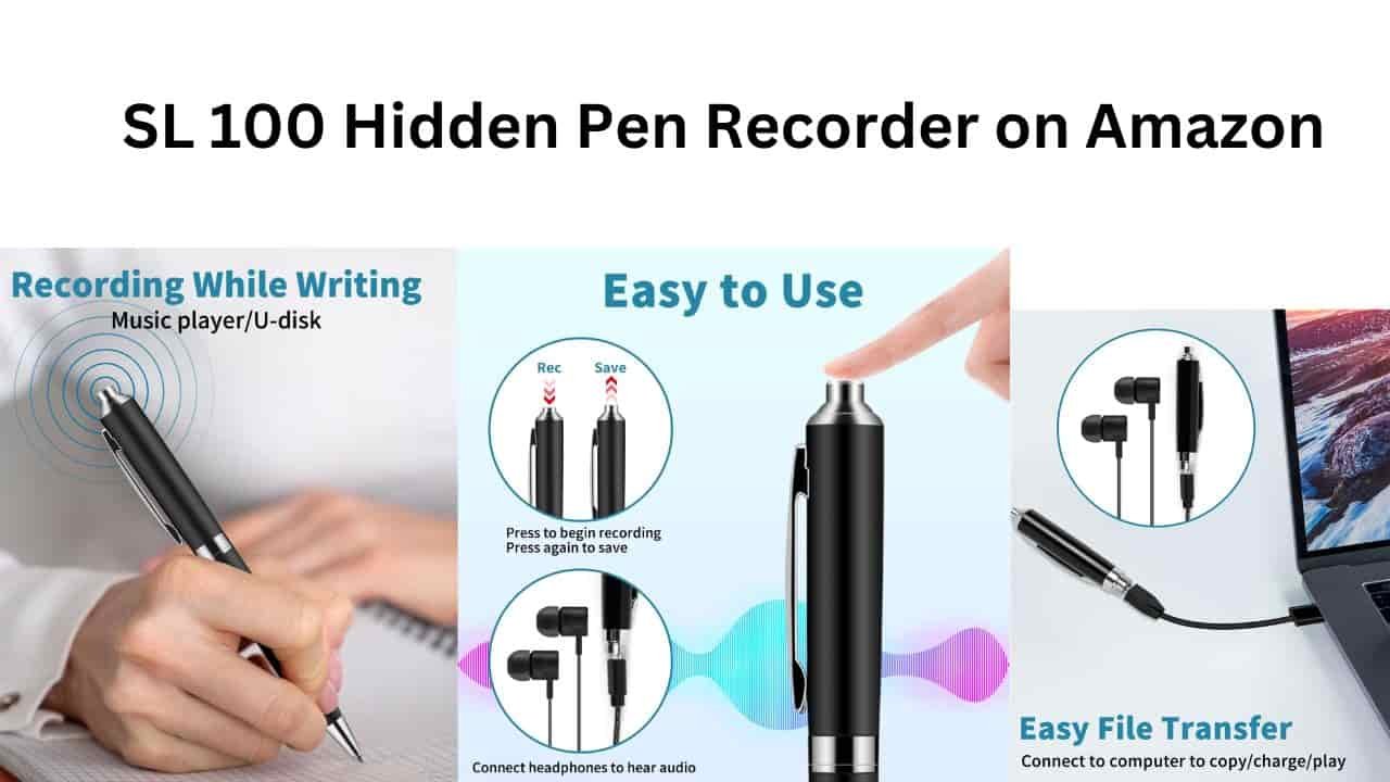 SL 100 Hidden Pen Recorder on amazon