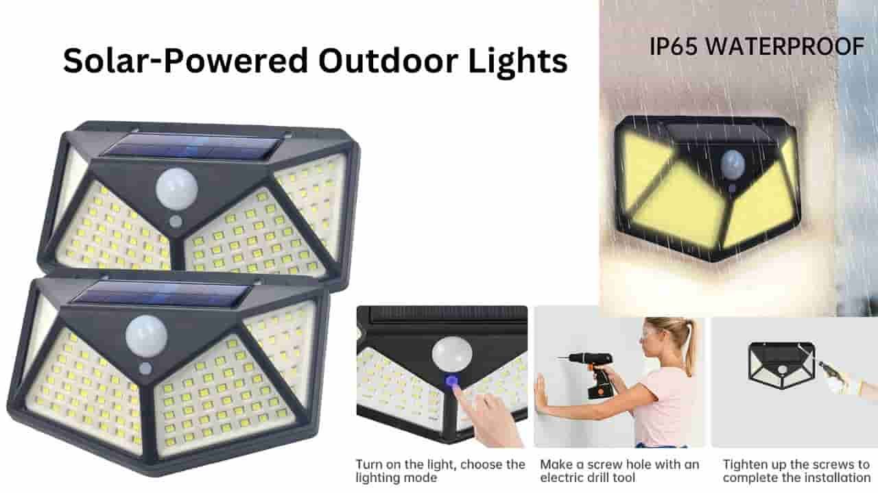 Solar-Powered Outdoor Lights