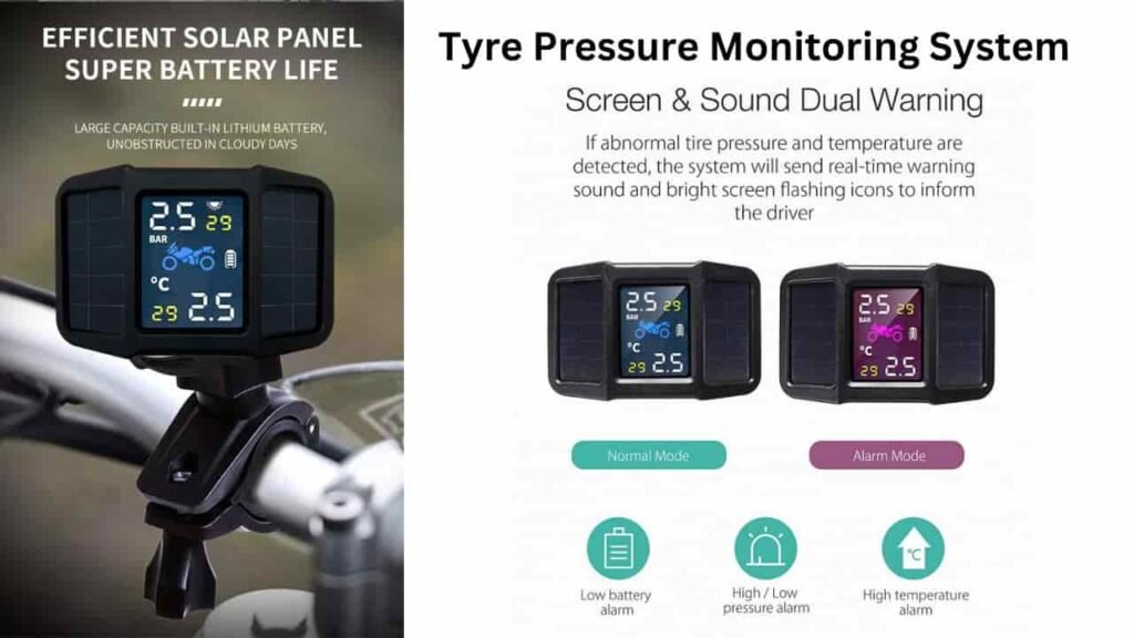 Tyre Pressure Monitoring System for Bikes