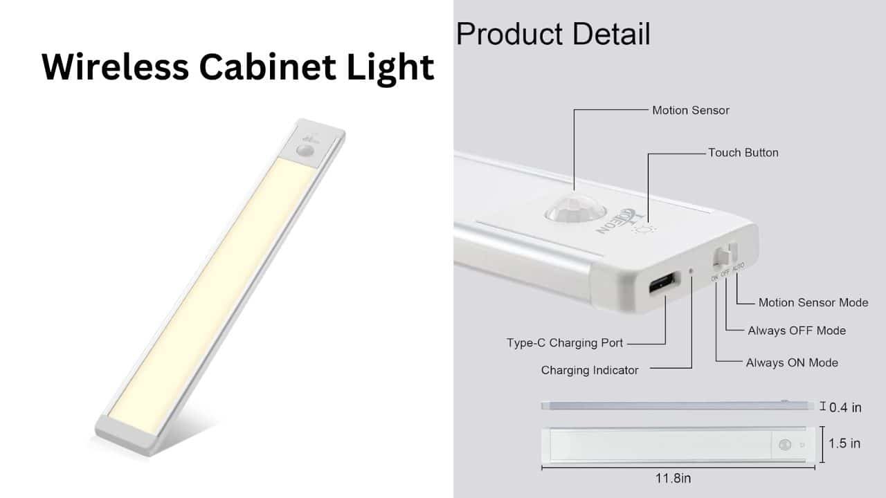 Wireless Cabinet Light on amazon