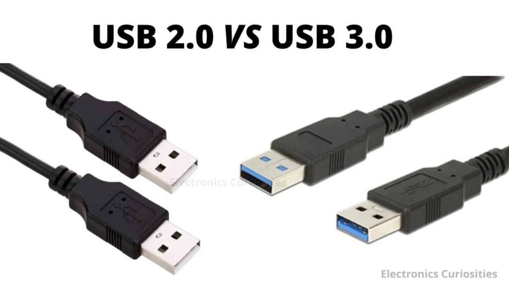 How to identify USB 2.0 VS USB 3.0? The difference between USB 2.0 and USB 3.0.