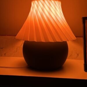 Amber Aura – 3D Printed Eco-Friendly Lamp