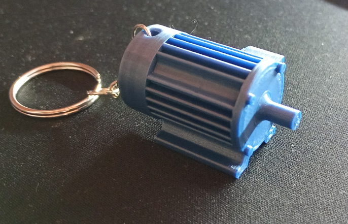 3D Printed Electric Motor Replica