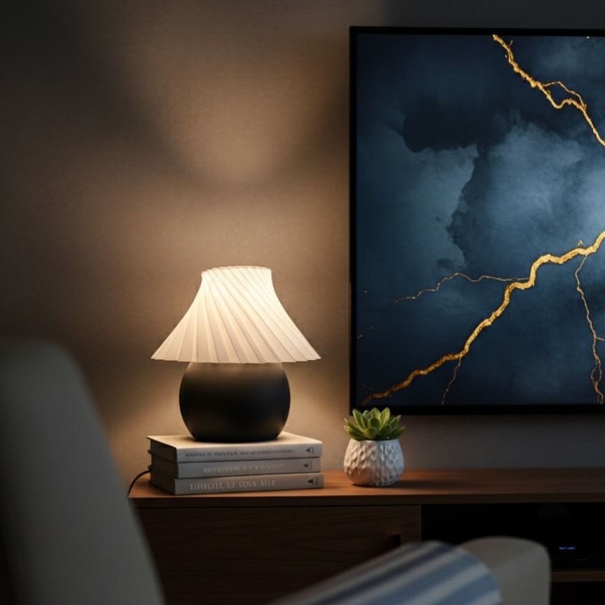 Amber Aura 3d printed lamp made in goa