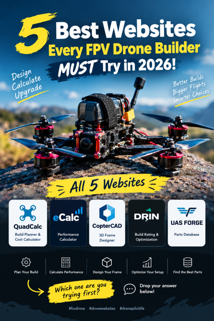 Best Websites for FPV Drone Builder