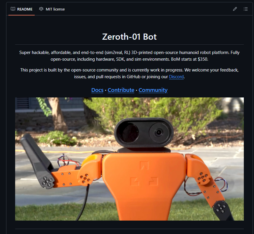 Built a Humanoid Robot from Open-Source Parts